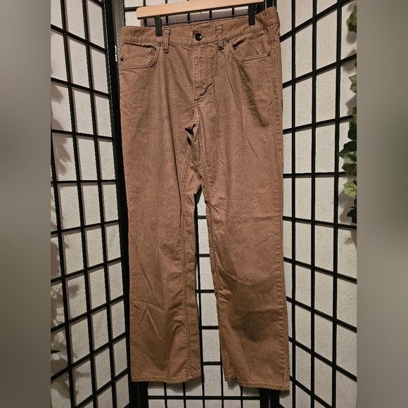 Helix Jeans N56 Men Size 34x32 Brown Relaxed Straight Y2k Hip Hop Style - Picture 3 of 7